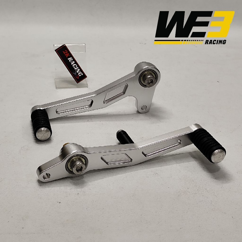Kutikan Operan Gigi dan Rem Footstep Step Underbone UB WE3 Racing Aluminium Billet T6061