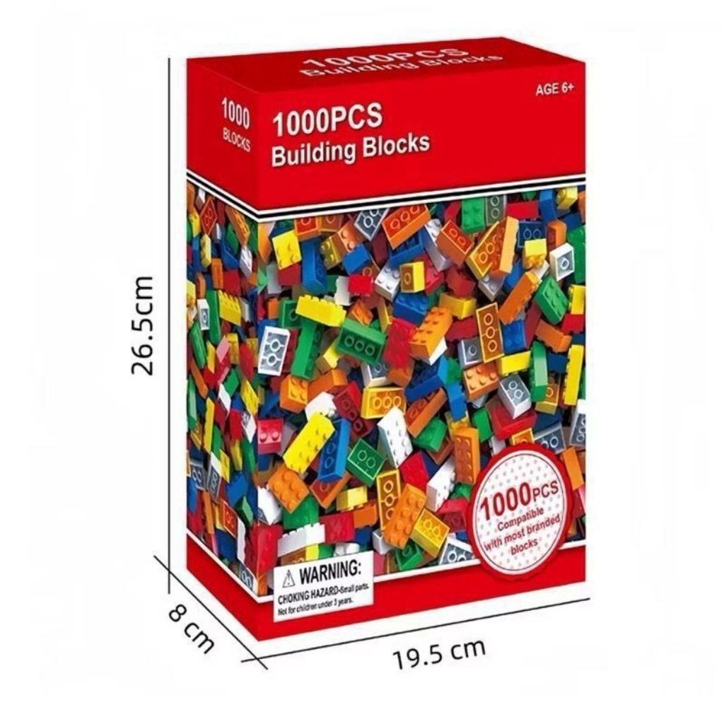 BUILDING BLOCKS 500/1000PCS MAINAN ANAK SUSUN BALOK LEGO BRICKS