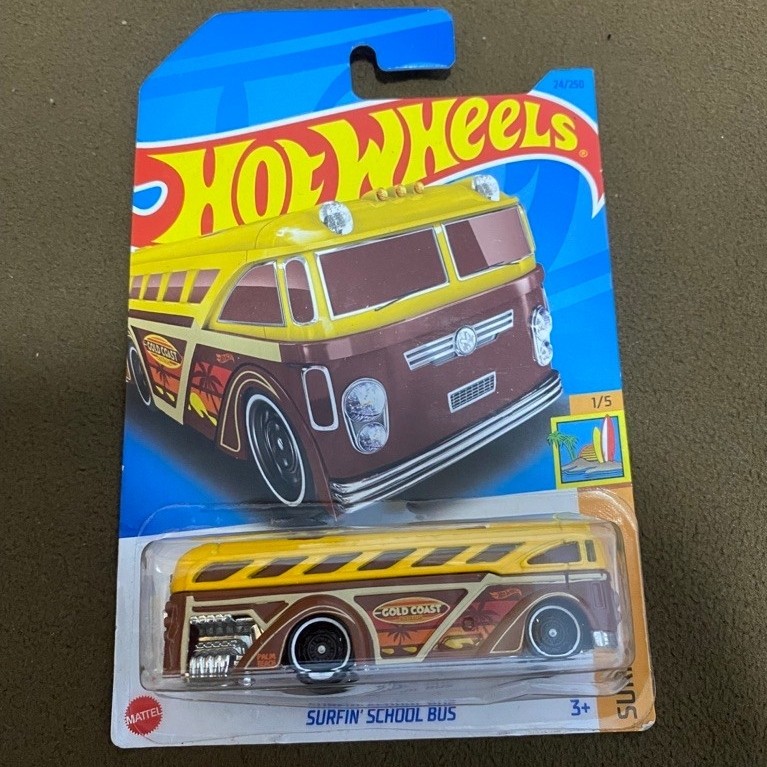 hot wheels surfin school bus