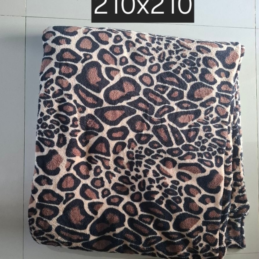 Selimut Bulu Leopard / Selimut Preloved
