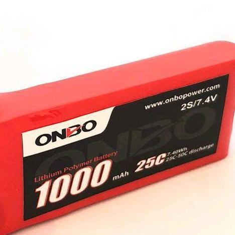 Lipo 2S 7.4V 1000Mah 25-50C Onbo Power
