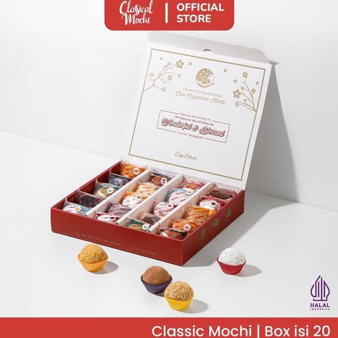 Kue Mochi Enak ( Box Isi 20 ) - Classical Mochi