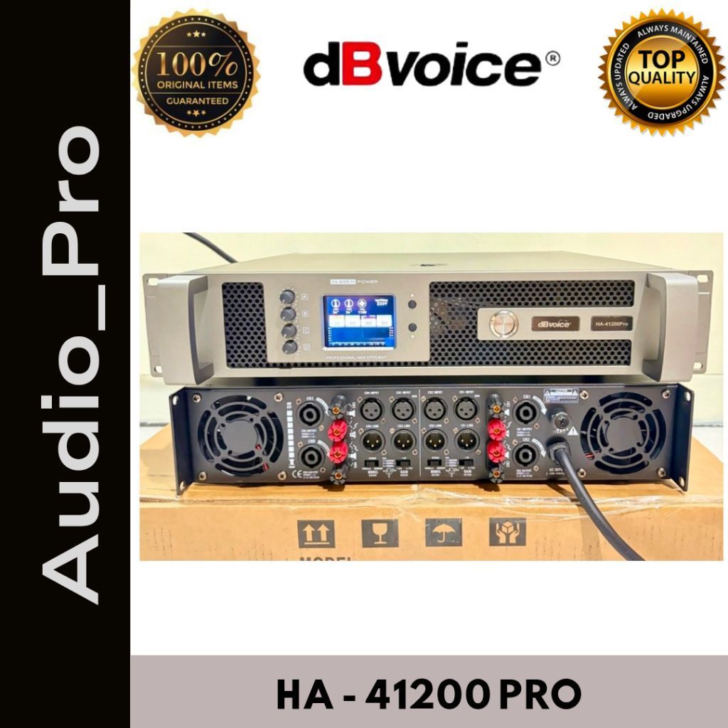 Power Amplifier Db Voice HA 41200 | Power DbVoice HA-41200 Power 4 Chanel DB Voice