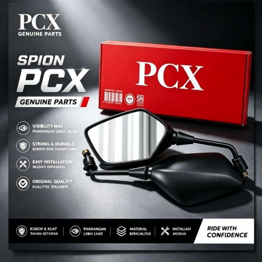 Spion 1Set Kiri Kanan PCX - Genuine Parts Original Quality