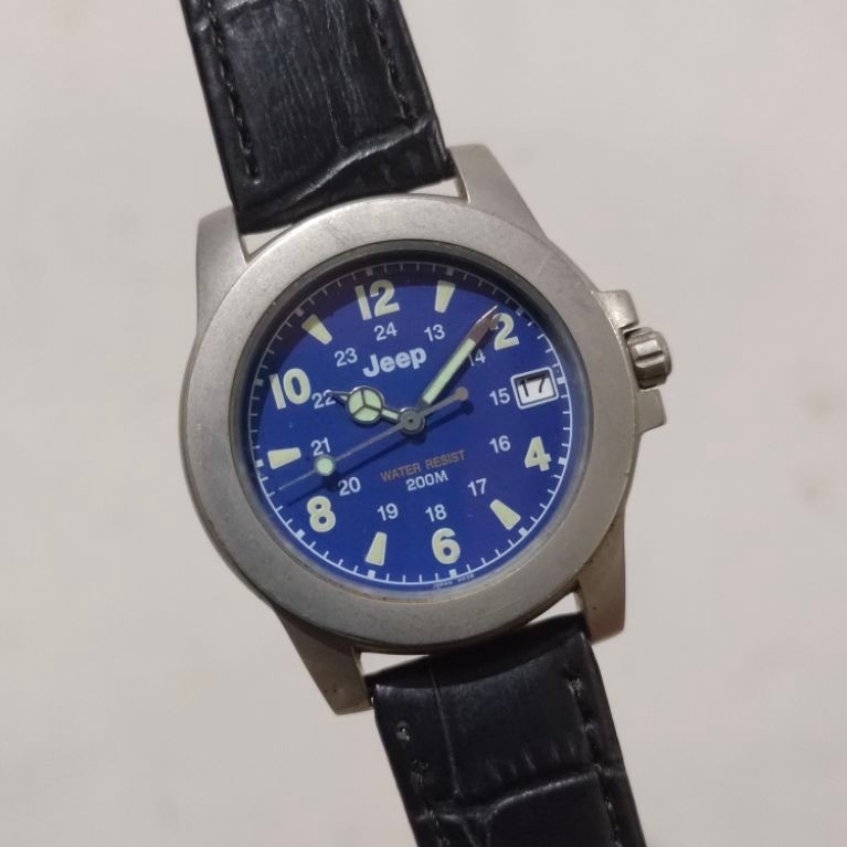 JAM TANGAN PRIA JEEP MILITARY STYLE SECOND ORIGINAL