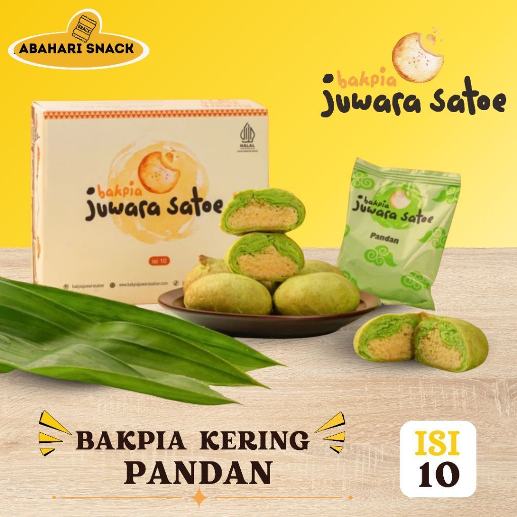 Juwara Satoe (Isi 10) - Bakpia Kering Pandan