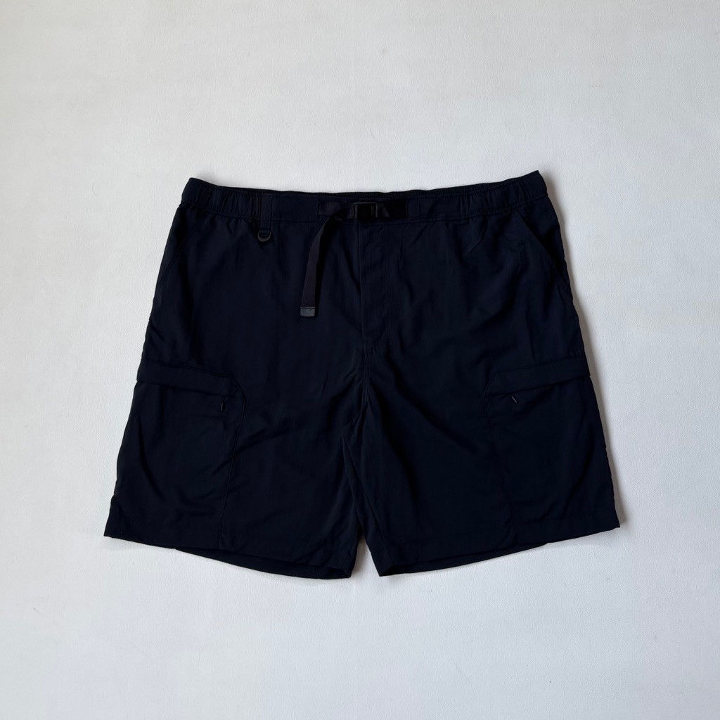 Uniqlo Nylon Geared Utility Cargo Short Black 3XL