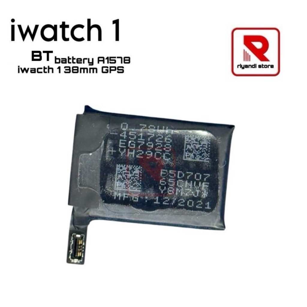 Baterai Batre BT IWATCH 1 38MM GPS  Batery A1578 Batu Batrei IWATCH 1 38MM GPS