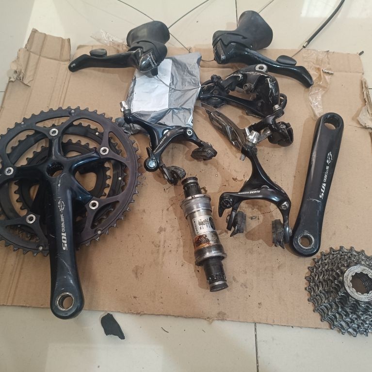 groupset 105 5503 triple black rare