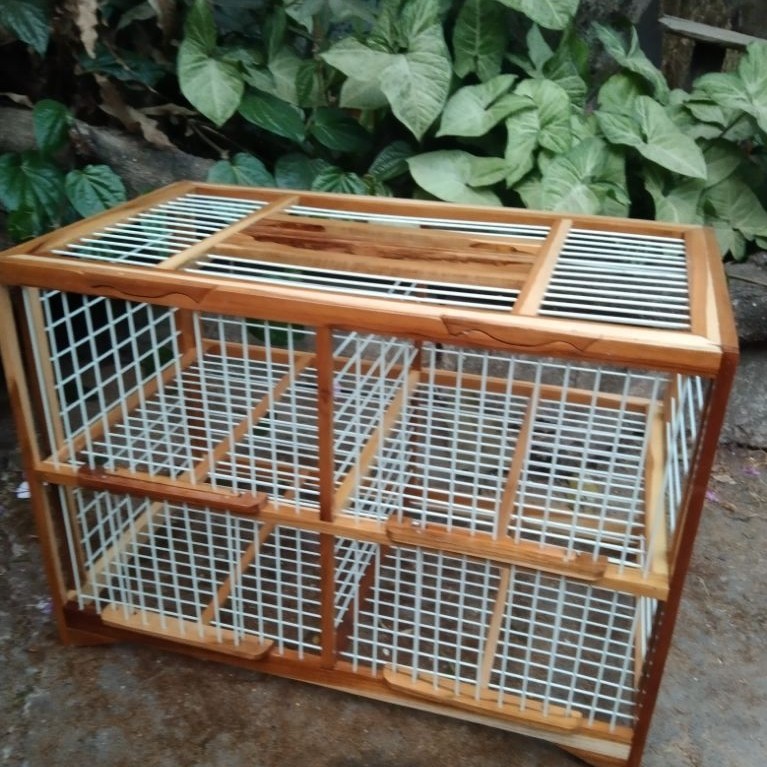 DONGDANG MERPATI 4 PINTU BAHAN JATI RUJI FIBER