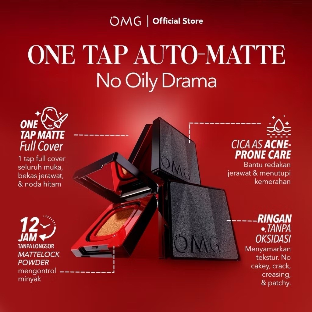OMG Oh My Glam Ultimatte Power Cushion / OMG Ultimatte Power Cushion / Omg ultimate power cushion / 