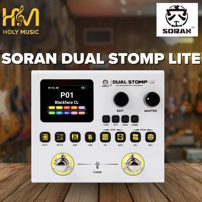 SORAN DUAL STOMP LITE DUALSTOMPLITE ANN MULTI EFFECT PROCESSOR