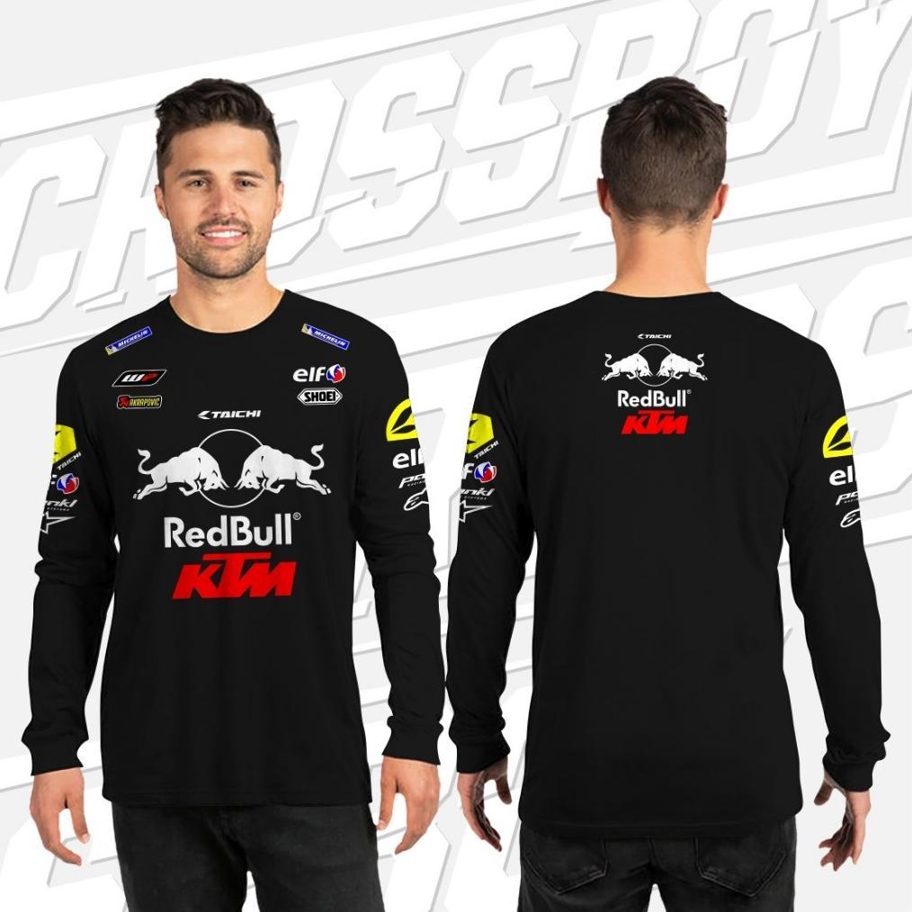 Diskon Kaos Lengan Panjang Pria Ktm Racing Motorcross Trail Tld Gopro Sablon Plastisol Cotton Combed