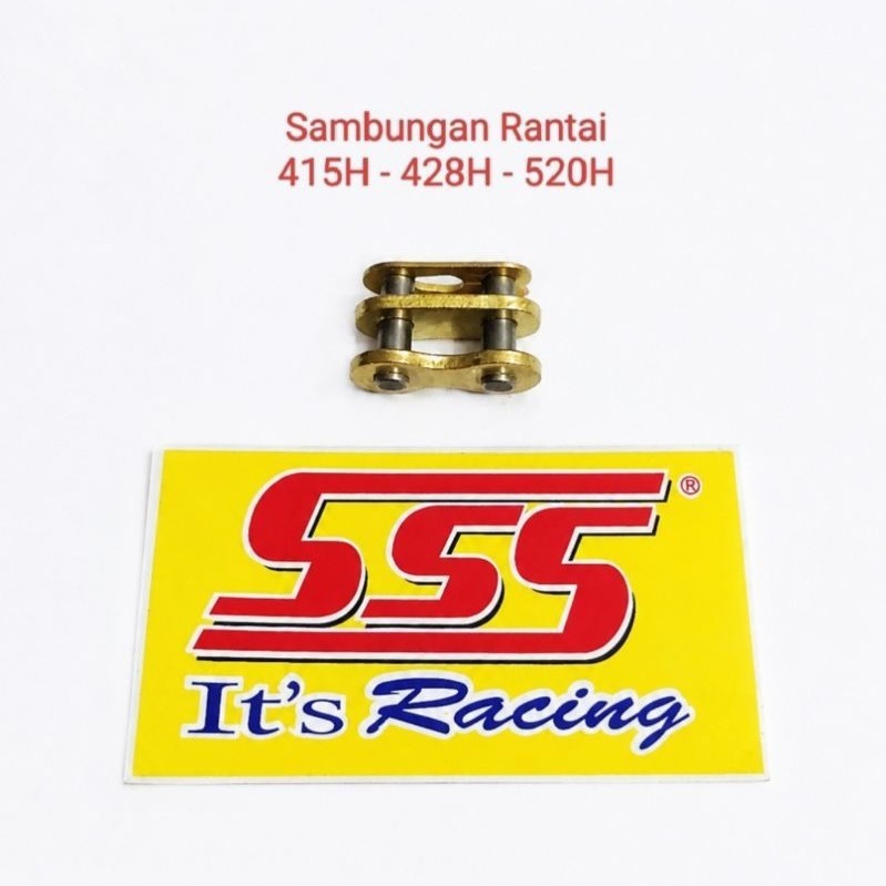 Sambungan Rantai SSS 415H-428H-520H HSBT-HSB-SB Gold