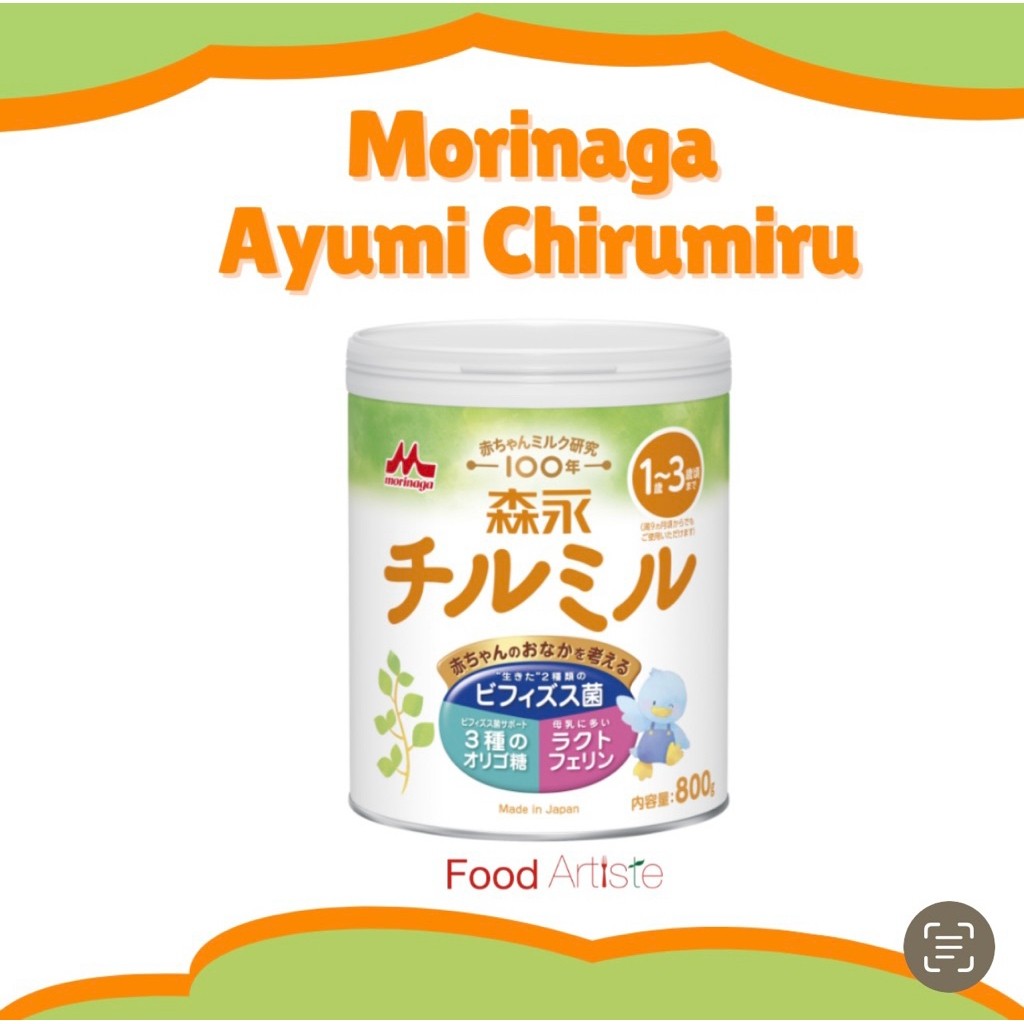 MORINAGA CHIRUMIRU AYUMI Susu Formula Jepang untuk bayi 12+ bulanu