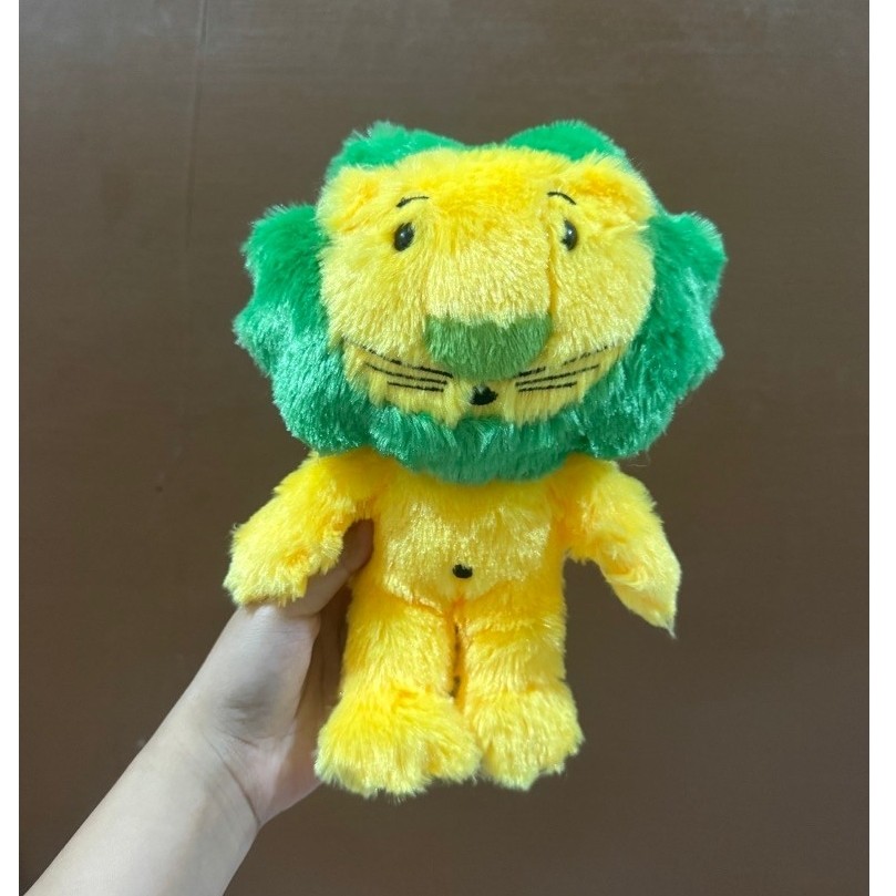 Boneka Karakter Lion Kuning Lucu size 27cm / Boneka Singa / Boneka Yellow Lion / Boneka Lion