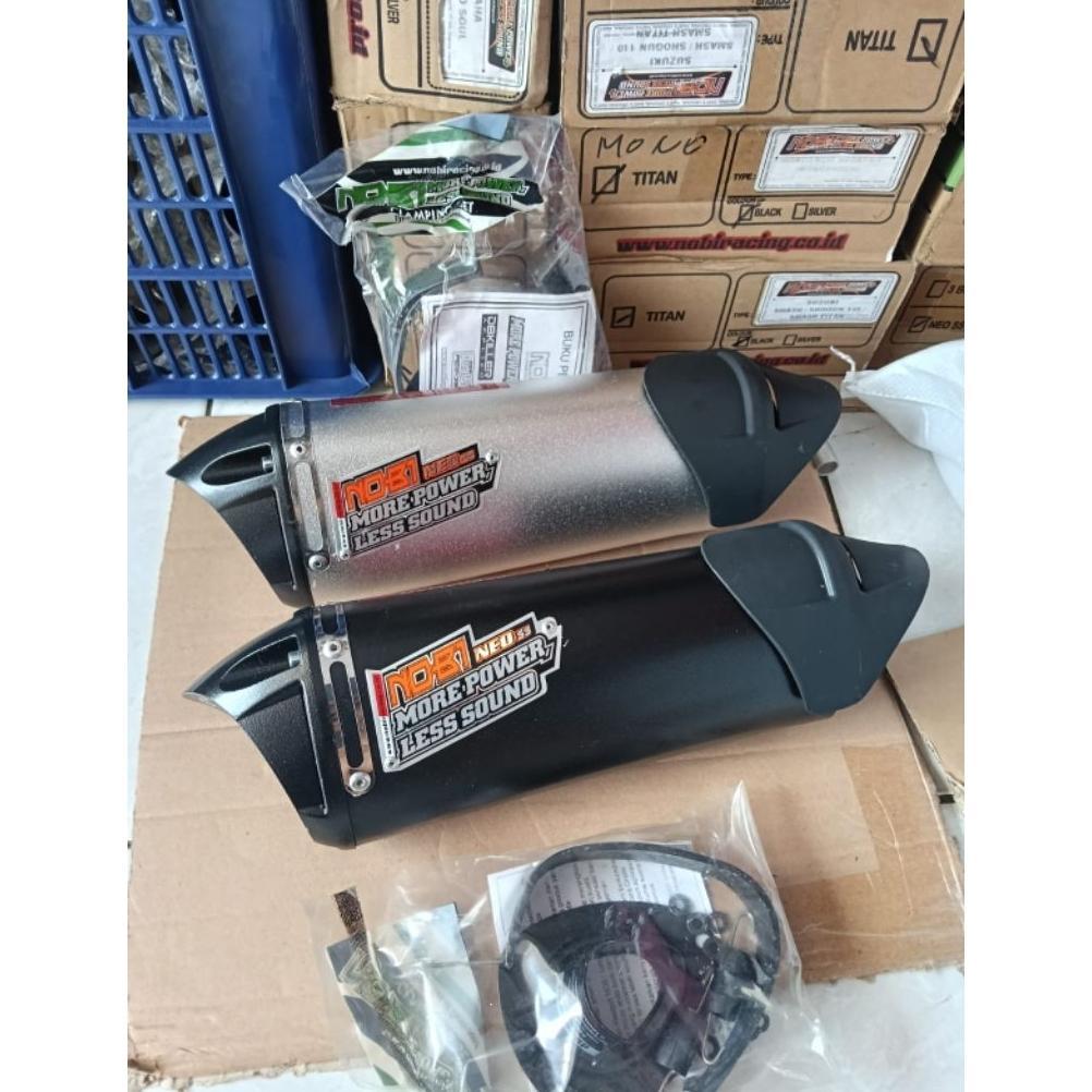 PROMO selencer knalpot NOB1 NEO SS ORIGINAL NOBI NOB1 UNIVERSAL
