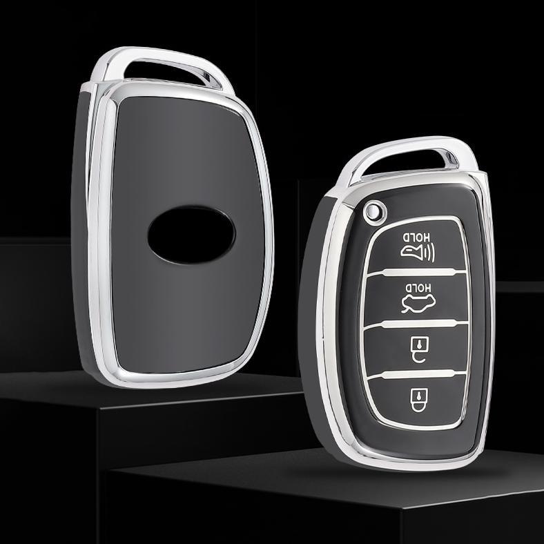 Case Kunci Mobil Silicon Case Pelindung Kunci Mobil Casing Kunci Mobil Untuk Hyundai Creta, Tucson L