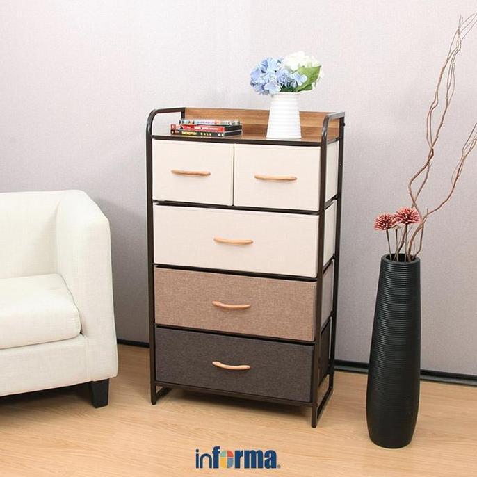 Informa Floyd Laci Penyimpanan Chest Drawer Lemari Laci Storage Cabinet Organizer Kamar