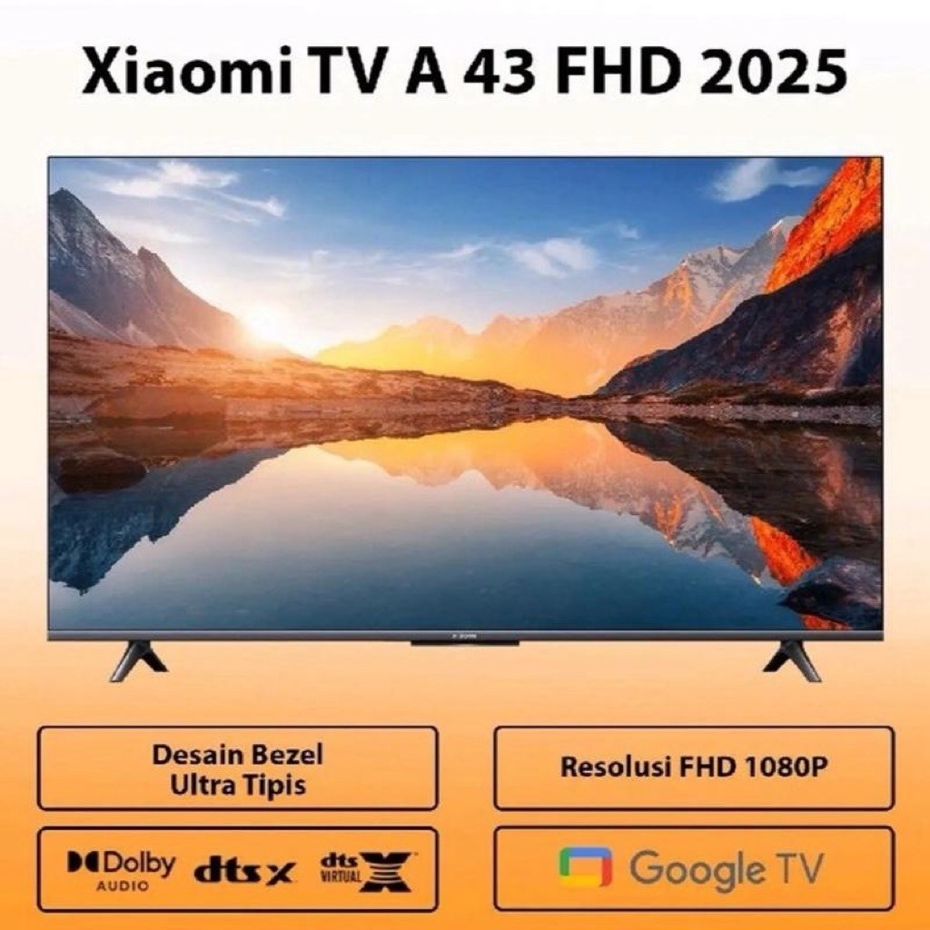 XIAOMI TV A 43 FHD 2025 - ANDROID TV XIAOMI 43 INCH - TV LED XIAOMI ANDROID 43 INCH - TV XIAOMI ANDR