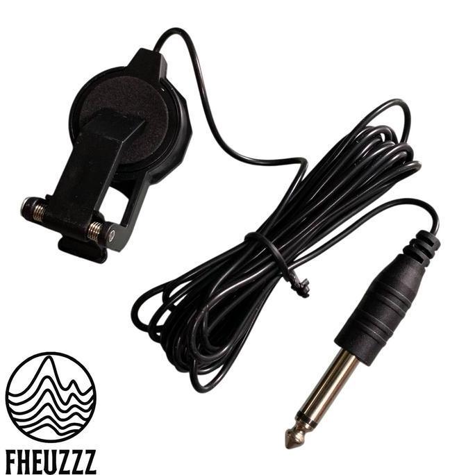 Pickup Gitar Biola Banjo Mandolin Ukulele Tempel Piezo Kontak Mikrofon