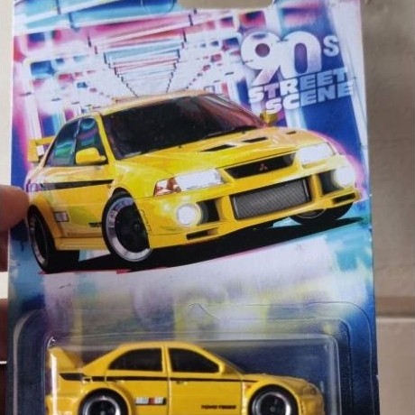 Hotwheels Lancer evo s90 kuning