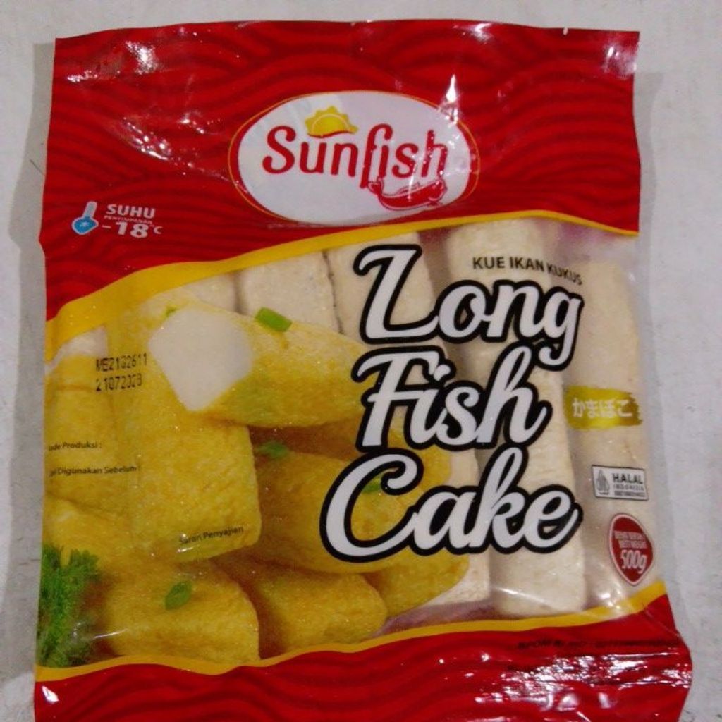 Sunfish long fish cake 500g
