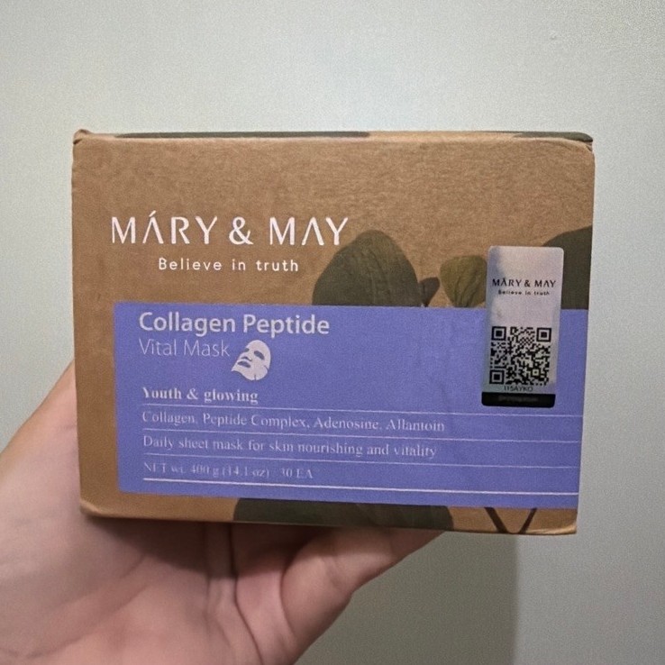 [NEW] Mary & May Collagen Peptide Vital Mask