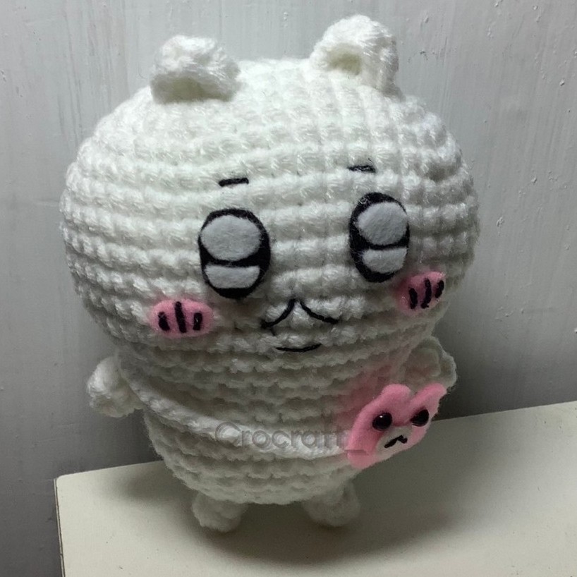 Crochet Chiikawa | Chiikawa Rajut | Gantungan Kunci Chiikawa