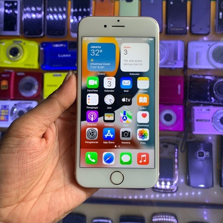 iPhone 6s 64gb Gold Celluler Second-Bekas
