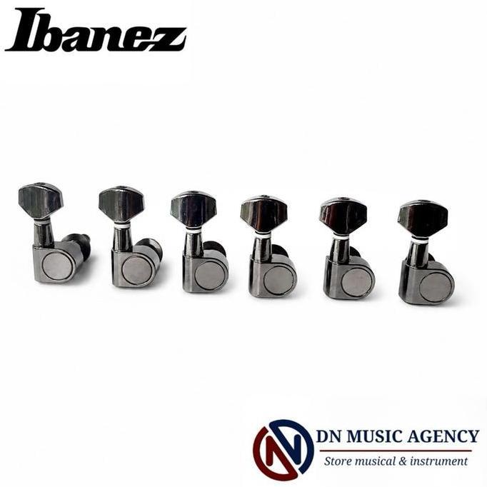 Tuning Machine Head Ibanez Screwless Cosmo 6 In Line Original Dryer Gitar Ibanez Tuners Gitar 6R