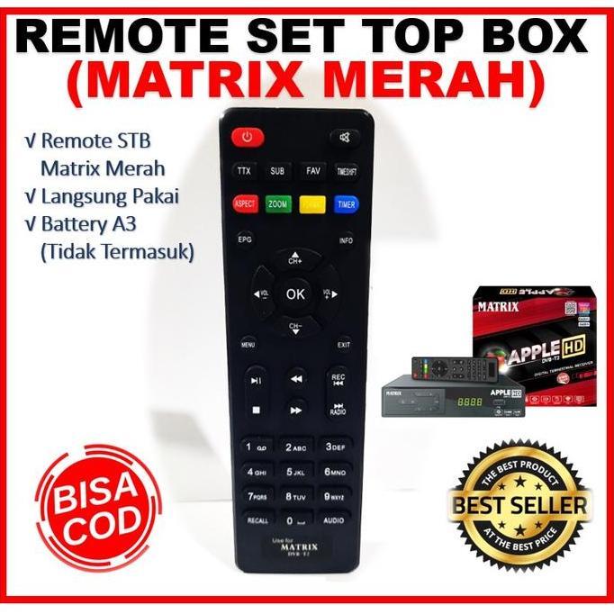 Remote Set Top Box Matrix Merah Remote Stb Matrix Remote Setobbox Matrix