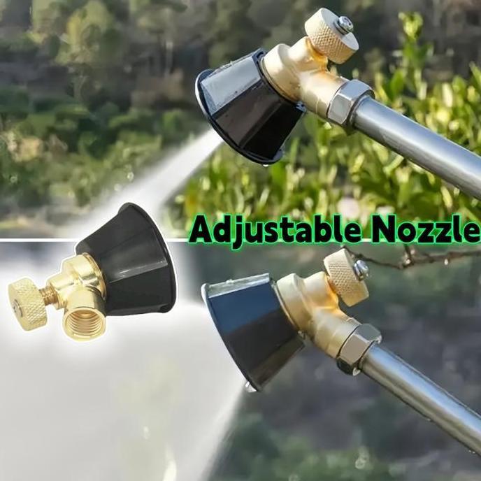 DJEESE Nozzle Sprayer Adjustable Nozzle High Pressure Sprayer Atomizing Nozzle Pressure Electric Spr