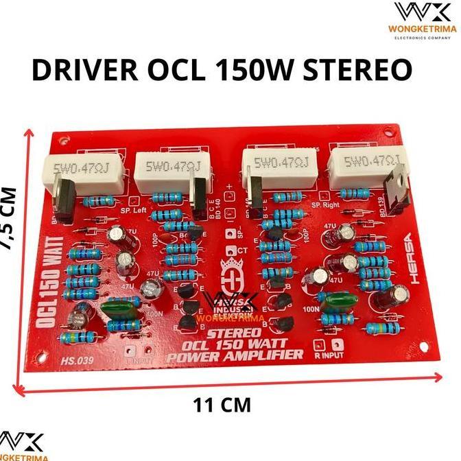 Driver Ocl 150W Stereo Power Ampli Stereo 150 Watt