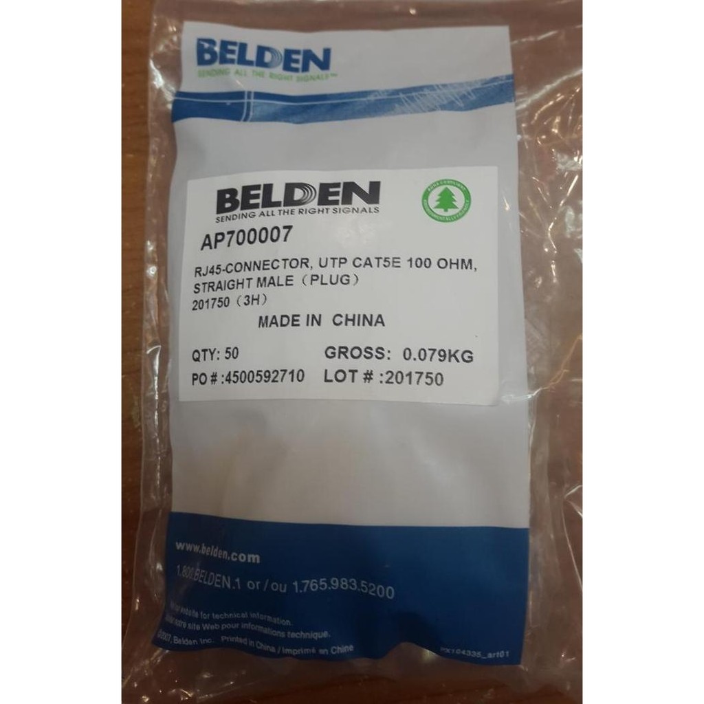 Trxl- Konektor Rj45 Belden Cat 5E / Rj 45 Belden / Belden Cat5
