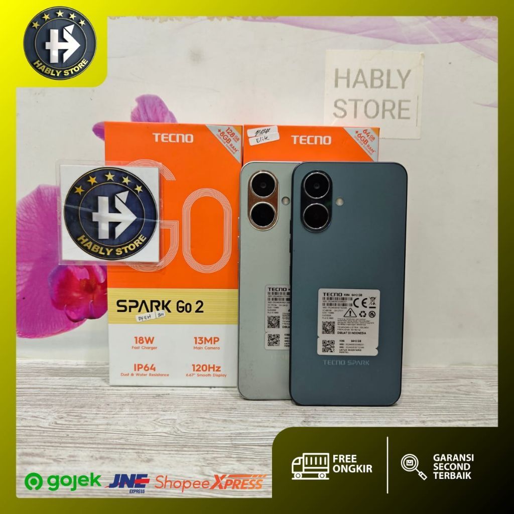 TECNO SPARK GO 2 3/64GB 4/128GB SECOND FULLSET