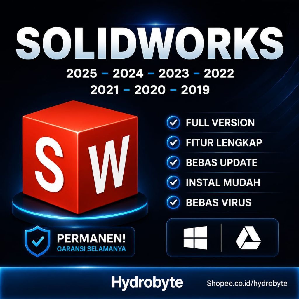 SolidWorks 2026 Full Version Original Lifetime + Panduan Instalasi (WIN)