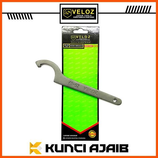 DF401 >> VELOZ Hook Wrench 45-52 mm Kunci Kait Stel Komstir Shock Sokbreker - Shockbreaker Heavy Dut