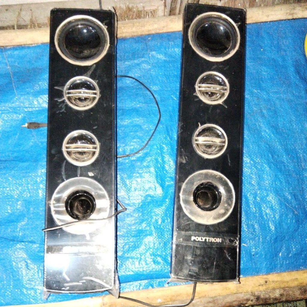 speaker tower Politron tanpa kaki