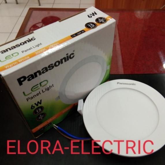 LED DOWNLIGHT PANEL 6W 6 W 6WATT 6 WATT PANASONIC SLIM Led -Bulat