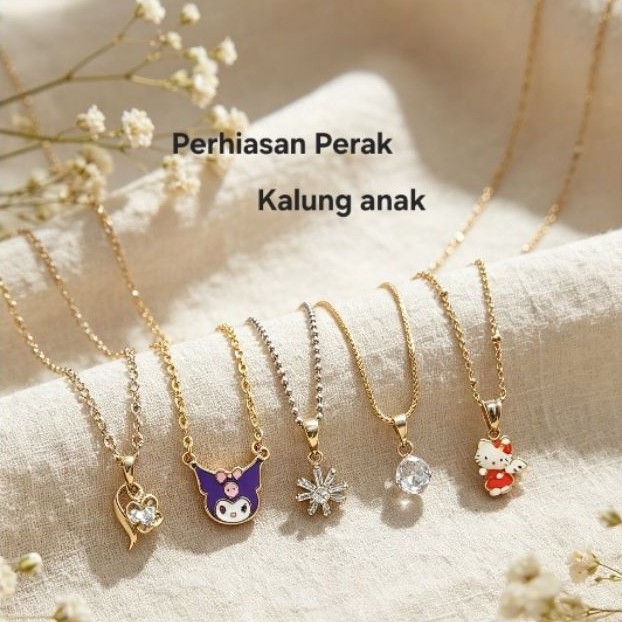 KALUNG ANAK,KALUNG BAYI,KALUNG PERAK ASLI 925 LAPIS MAS MURNI