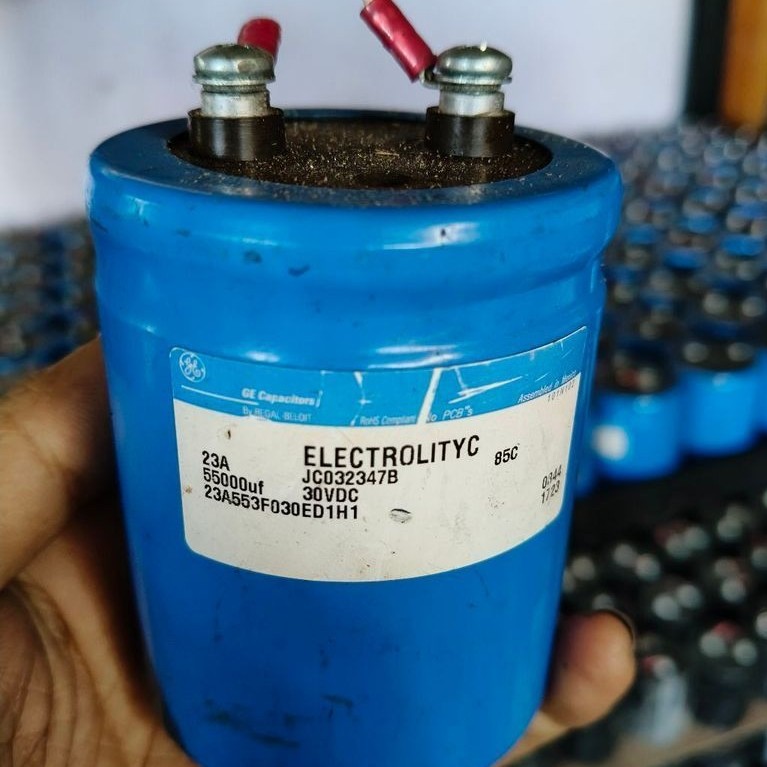 ELKO KAPASITOR 30VDC 55000UF WARNA BIRU ORIGINAL
