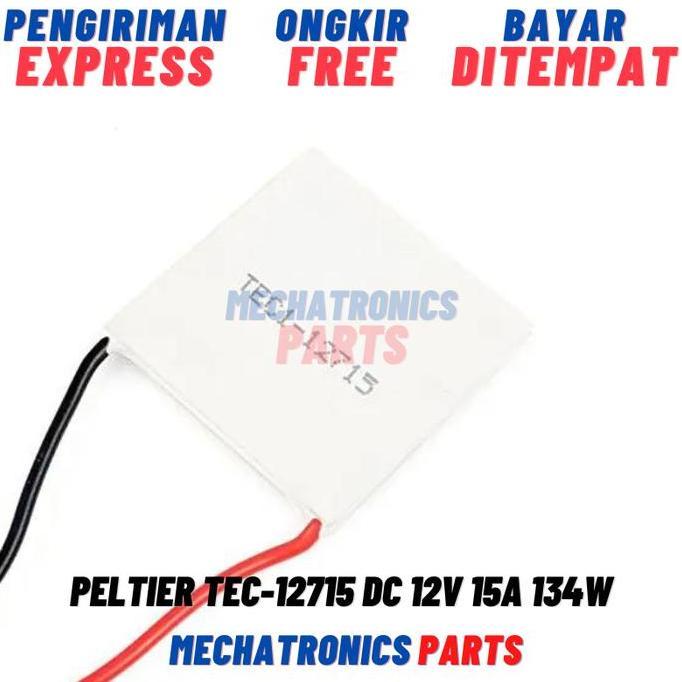 Peltier Tec-12715 Thermoelectric Dc 12V 15A 134W Tec1 12715 Dingin Cooler Pendingin