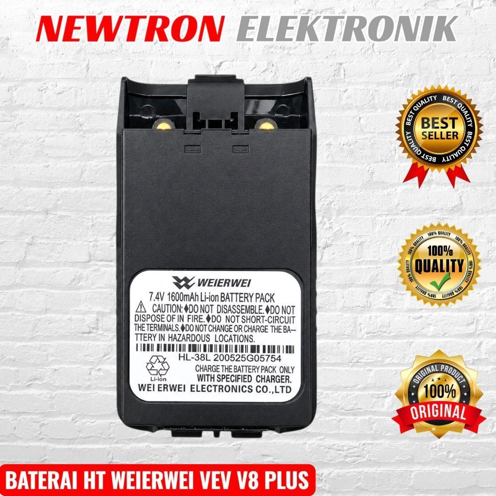 Baterai HT Weierwei VEV V8Plus Compatible SMP 818 816 TYT TH-UV818 TH818 V8 PLUS ASA YX610 YX-610 Be