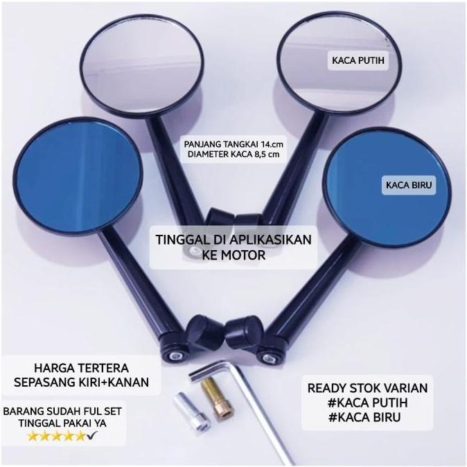 KACA SPION BULAT BESI VARIASI MOTOR BEAT STREET/BEAT NEW DELUXE/BEAT AK2