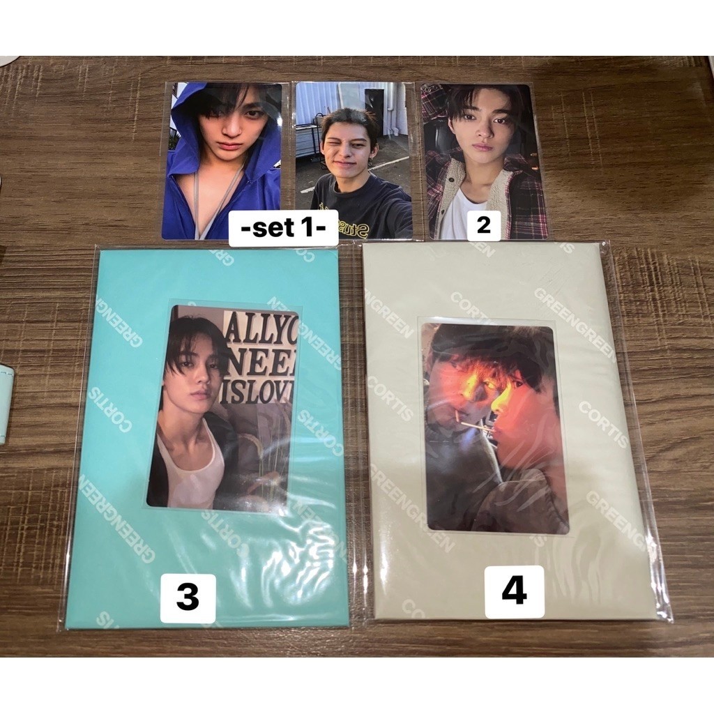 (WAJIB CO PACKING) Photocard Official Cortis Keonho Seonghyeon James LD WEVERSE ALBUM PANORAMA A B