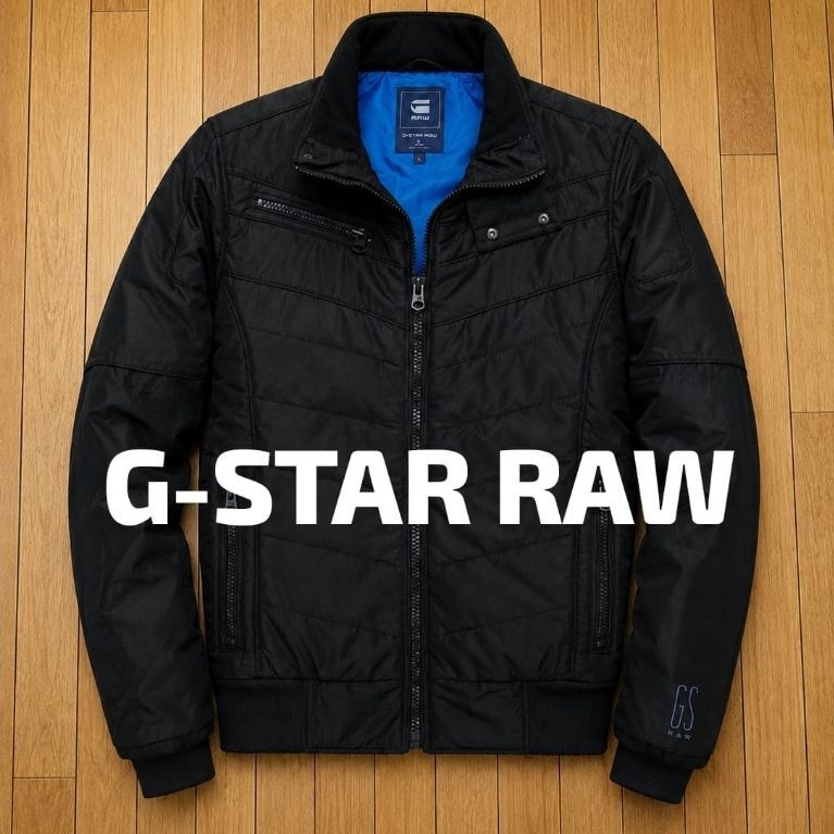 g-star raw jaket casual puffer rider second original