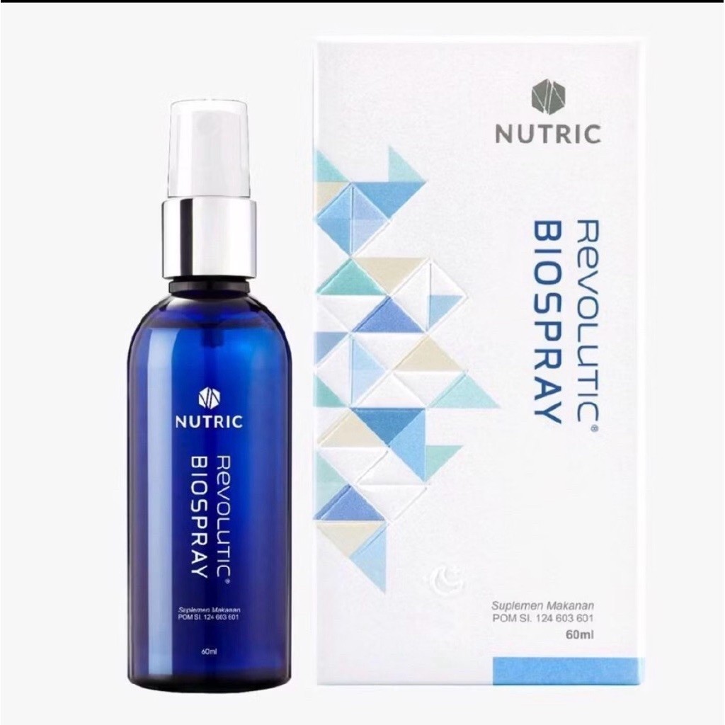 Nutric Revolutic Biospray Suplemen Makanan 60ml Spray Botol Biru