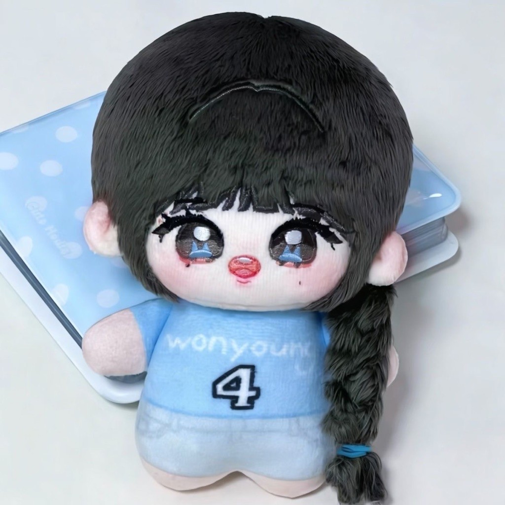 PREORDER Boneka Katun 10cm Jang Wonyoung, Merchandise Fan-made Artis, Gantungan Boneka Lucu