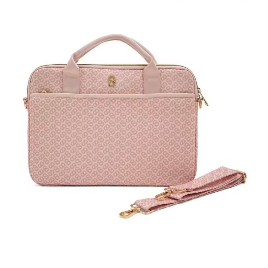 Buttonscarves Emilie Tapis Pink Tas Laptop BS preloved